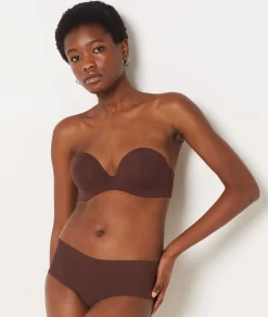 Etam Strapless Push-Up Bra CHOCOLAT Best Sale