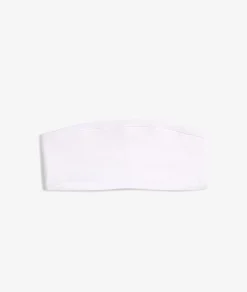 Etam Strapless Wireless Stretchy Organic Cotton Bra WHITE Flash Sale