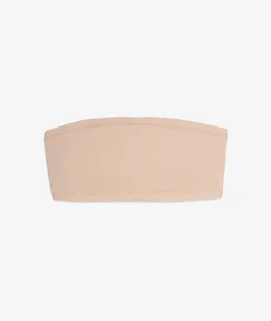 Etam Strapless Wireless Stretchy Organic Cotton Bra LINEN Best Sale