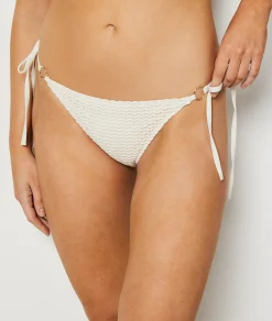 Etam String Bikini Bottoms WHITE Cheap