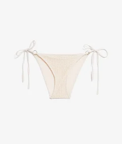 Etam String Bikini Bottoms WHITE Cheap
