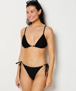Etam String Bikini Bottoms BLACK Sale