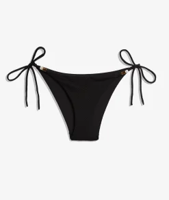 Etam String Bikini Bottoms BLACK Outlet