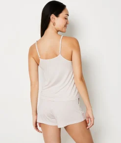 Etam Striped Camisole BEIGE Discount