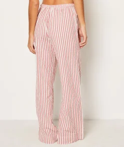 Etam Striped Cotton Pyjama Bottoms ROSE Flash Sale
