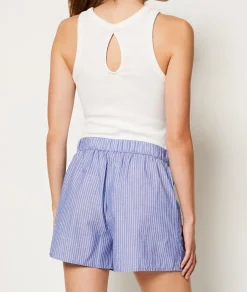 Etam Striped Pyjama Shorts INDIGO Shop