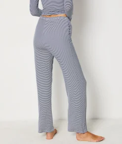Etam Striped Pyjama Trousers MARINE Cheap