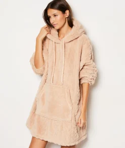 Etam Sweat à capuche polaire BEIGE Best Sale