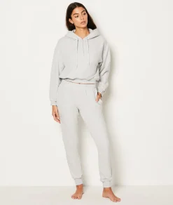 Etam Sweat de pyjama à capuche en coton GRIS Discount