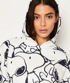Etam Sweat de pyjama à capuche en coton Snoopy Peanuts™ BLANC Cheap