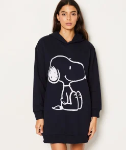 Etam Sweat de pyjama à capuche en coton Snoopy Peanuts™ BLEUNUIT Sale