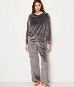 Etam Sweat de pyjama à cœur GRIS Outlet
