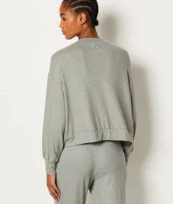 Etam Sweat de pyjama col V KAKI Cheap