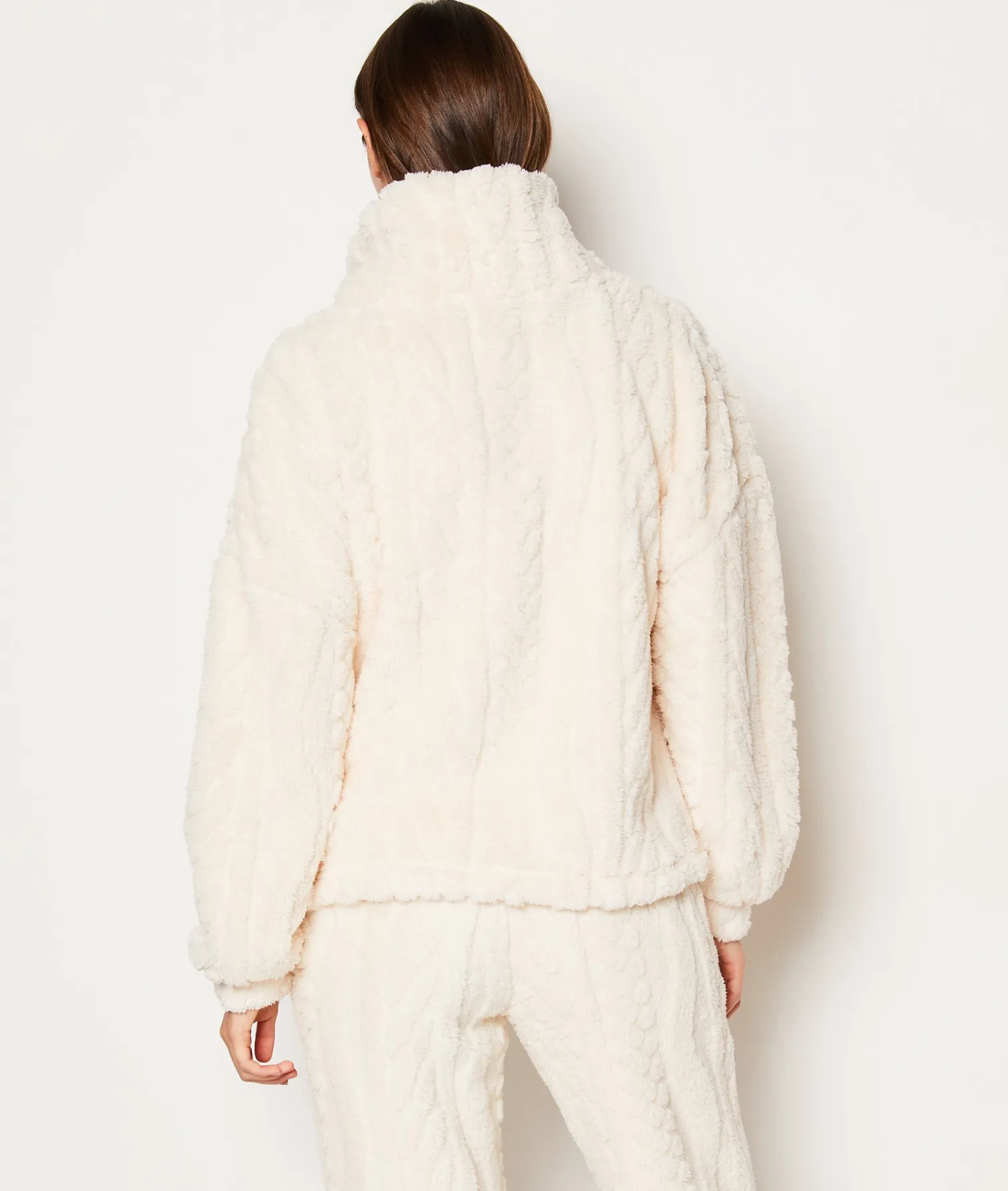 Etam Sweat de pyjama polaire ECRU Hot
