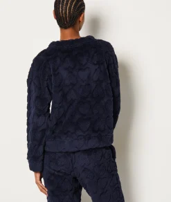 Etam Sweat de pyjama polaire BLEUNUIT Best Sale