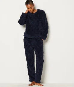 Etam Sweat de pyjama polaire BLEUNUIT Best Sale