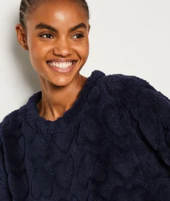 Etam Sweat de pyjama polaire BLEUNUIT Best Sale