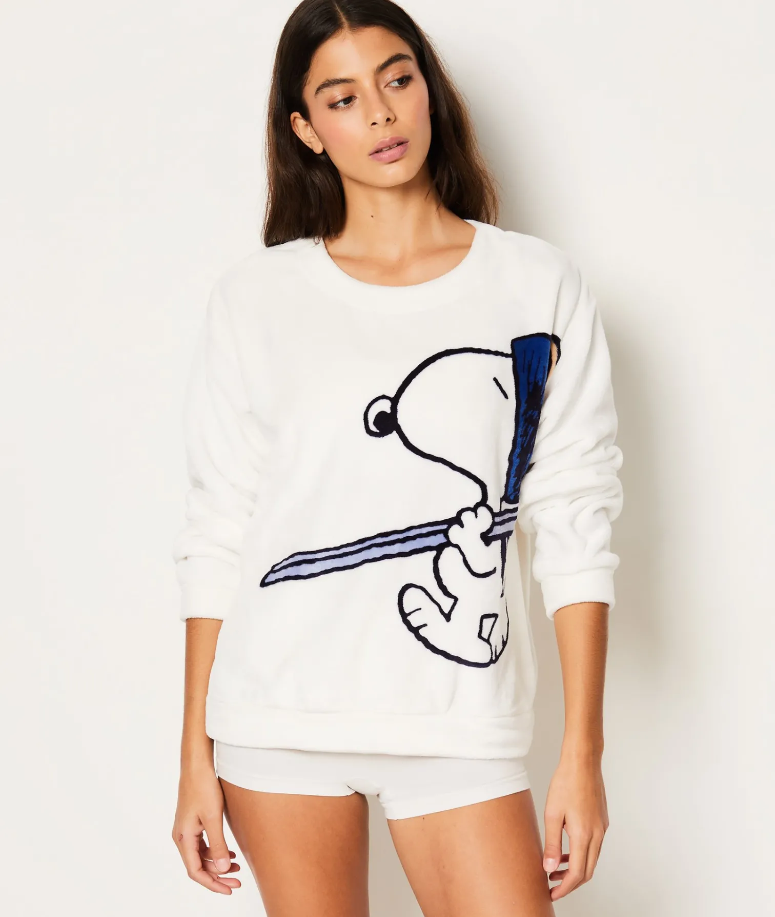 Etam Sweat de pyjama polaire Snoopy Peanuts™ BLANC Store