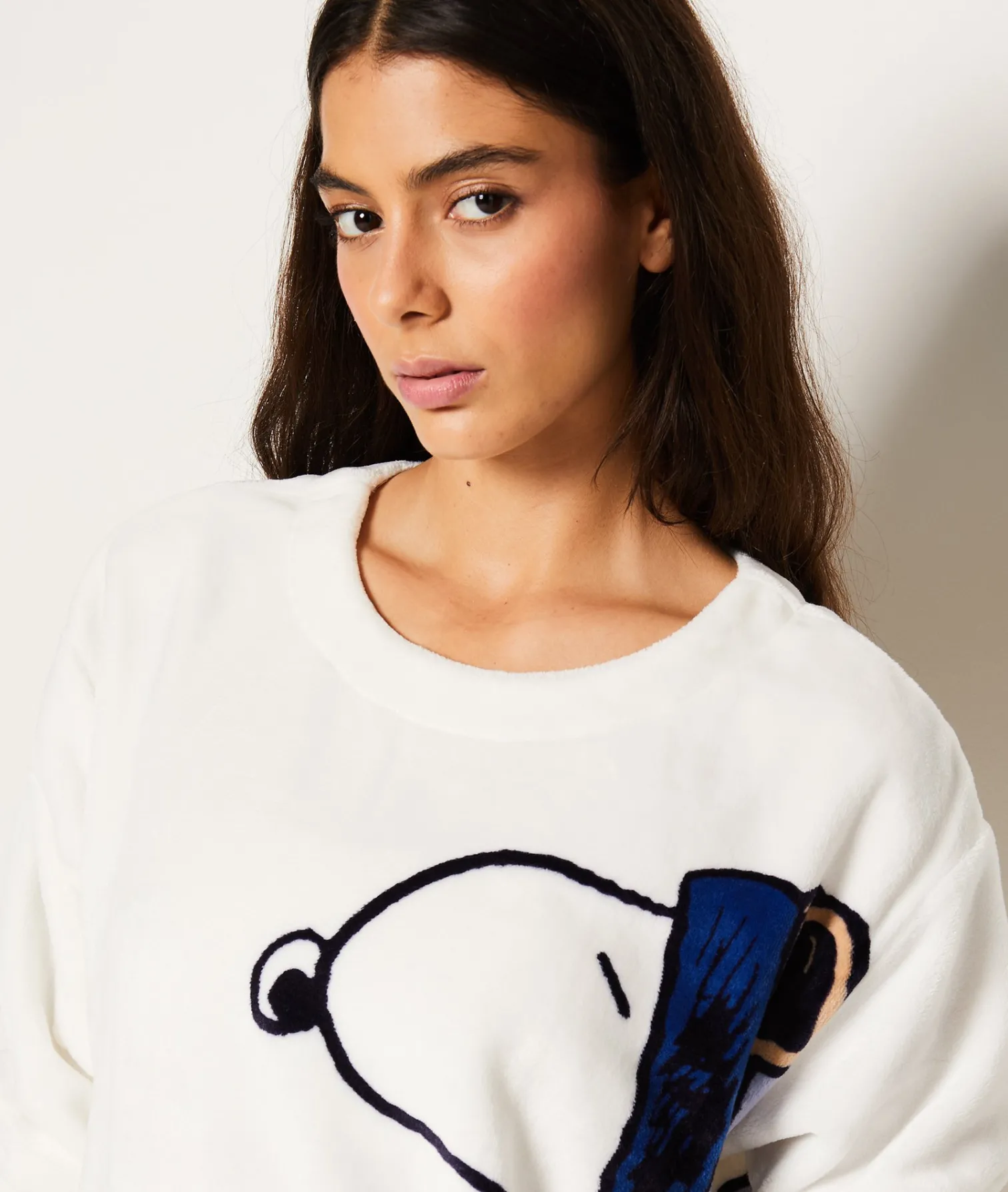 Etam Sweat de pyjama polaire Snoopy Peanuts™ BLANC Store