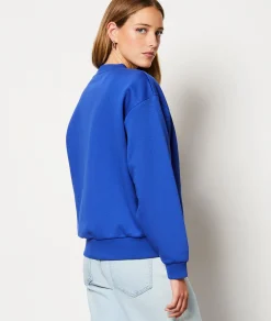 Etam Sweat imprimé "city of love" BLEUROYAL Discount