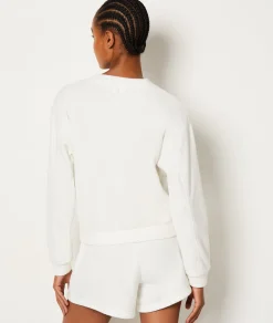 Etam Sweat molleton granulé ECRU Flash Sale