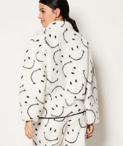 Etam Sweat polaire Smiley®ORIGINALS ECRU New