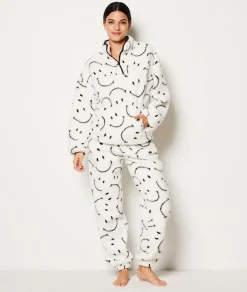 Etam Sweat polaire Smiley®ORIGINALS ECRU New