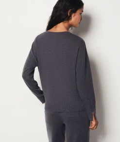 Etam Sweater with Button Details ANTHRACITE Best Sale