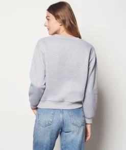 Etam Sweatshirt with Bead Details GREY Best Sale