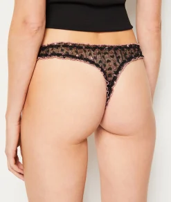 Etam Tanga bloomer en tulle irisé NOIR Online