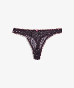 Etam Tanga bloomer en tulle irisé NOIR Online