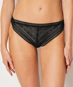 Etam Tanga en dentelle NOIR Best