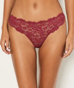 Etam Tanga en dentelle irisé CUIVRE Best