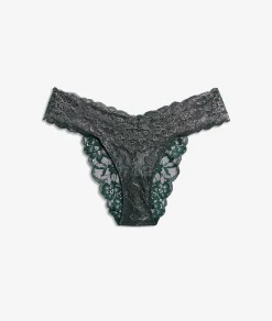 Etam Tanga en dentelle irisé VERTSAPIN Fashion