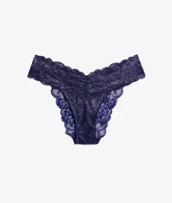 Etam Tanga en dentelle irisé BLEUNUIT Shop