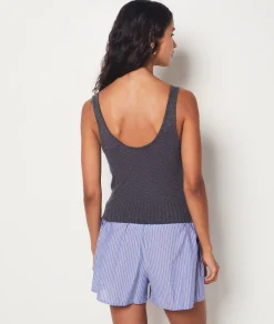 Etam Tank Top ANTHRACITE Cheap