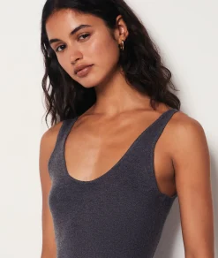 Etam Tank Top ANTHRACITE Cheap