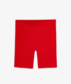 Etam Textu Sports Cyclist Shorts RED Hot