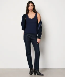 Etam Thermal knit camisole INDIGO Cheap