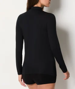Etam Thermal knit turtleneck BLACK Outlet