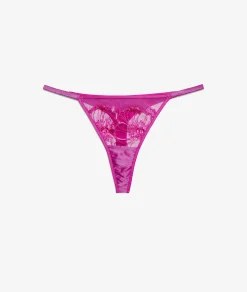 Etam Thong in Embroidered Tulle PETUNIA Outlet