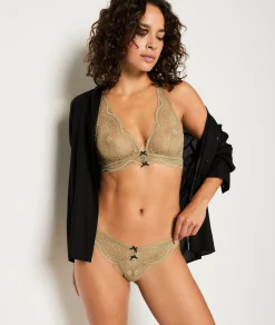 Etam Thong in Lace KHAKI Cheap
