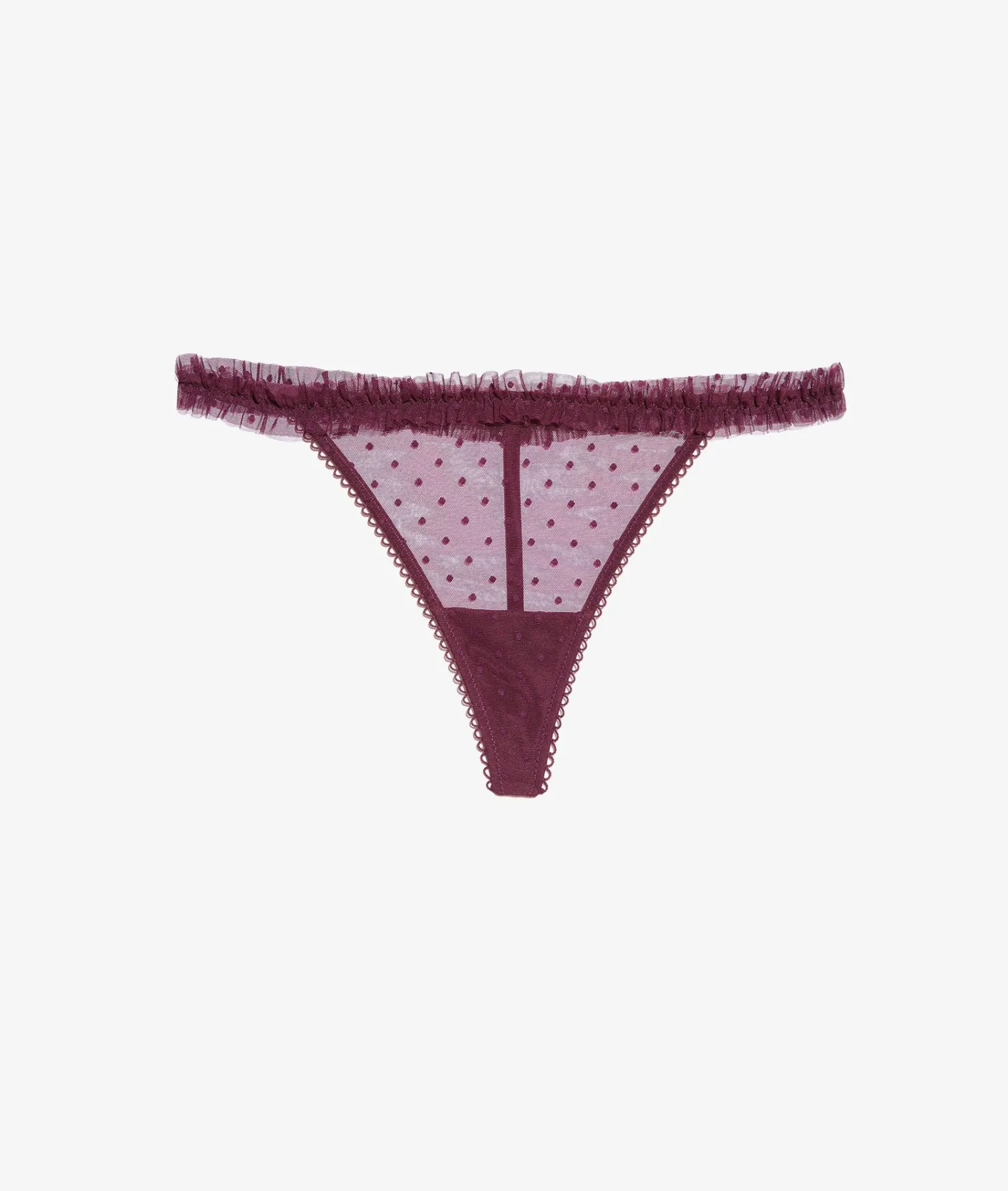 Etam Thong in Tulle GARNETBORDEAUX Clearance