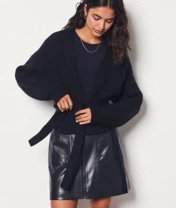 Etam Tie Cardigan BLACK Cheap