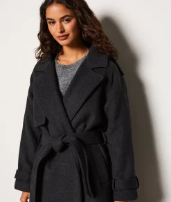 Etam Trench long ANTHRACITE Shop