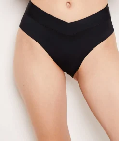 Etam Triangle Bikini Top BLACK New