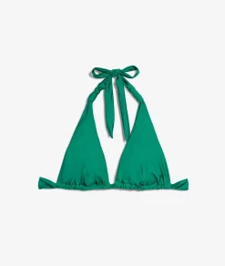 Etam Triangle Bikini Top EMERALD Clearance