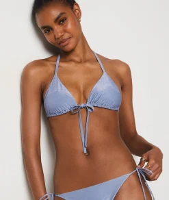 Etam Triangle Bikini Top GREY Hot