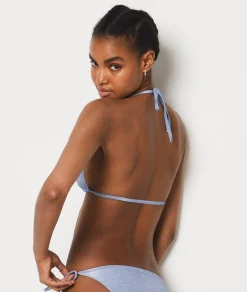 Etam Triangle Bikini Top GREY Hot