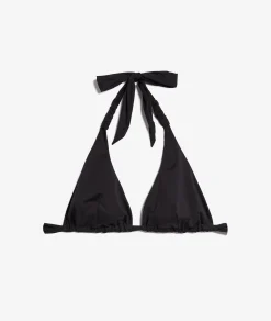 Etam Triangle Bikini Top BLACK Hot